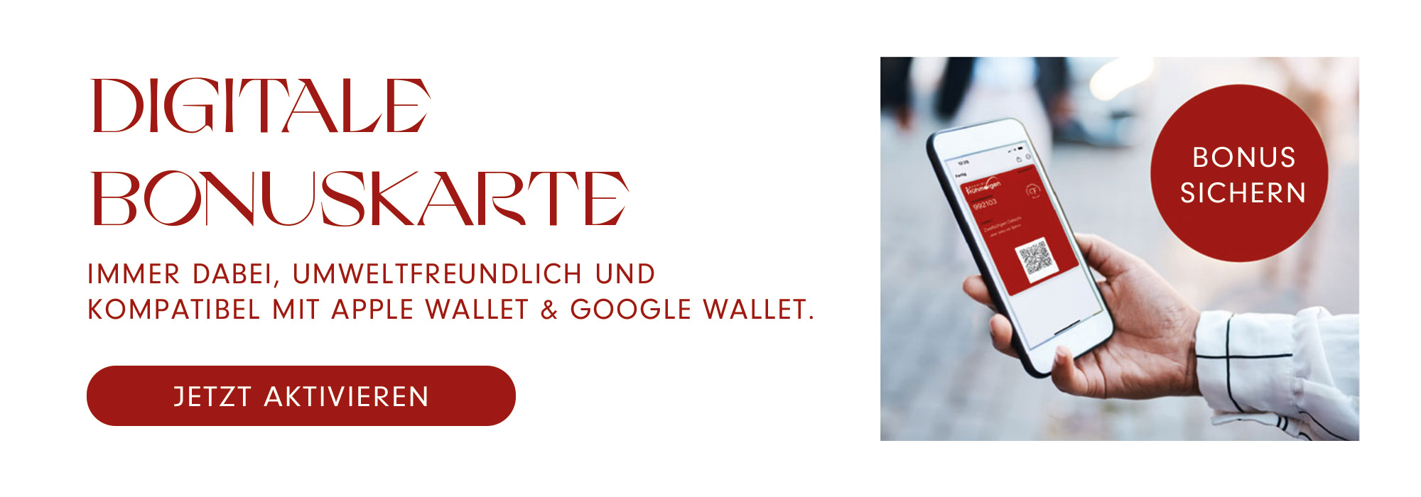 Digitale Bonuskarte